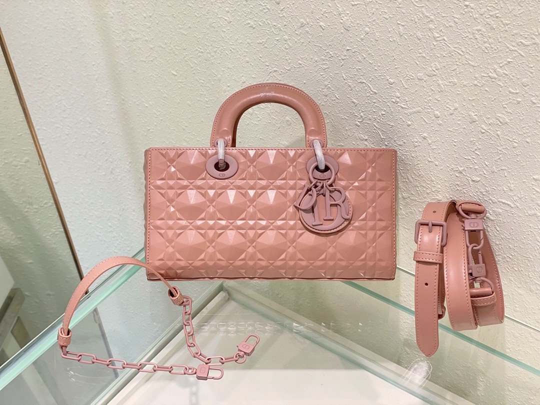 DIOR クリスチャンディオール Lady D-Joy 2WAYハンドバッグ