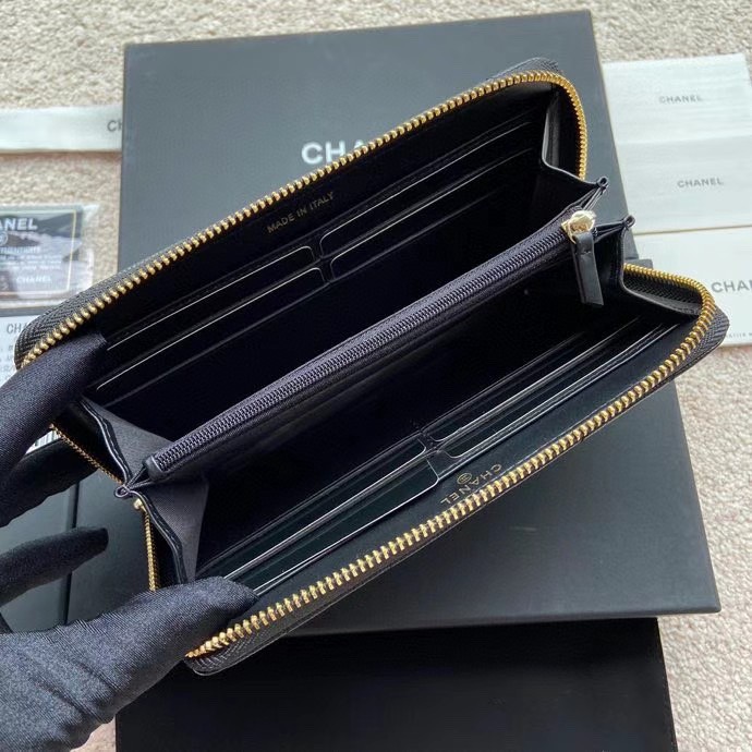 シャネル 高品質 ラウンドファスナー式財布