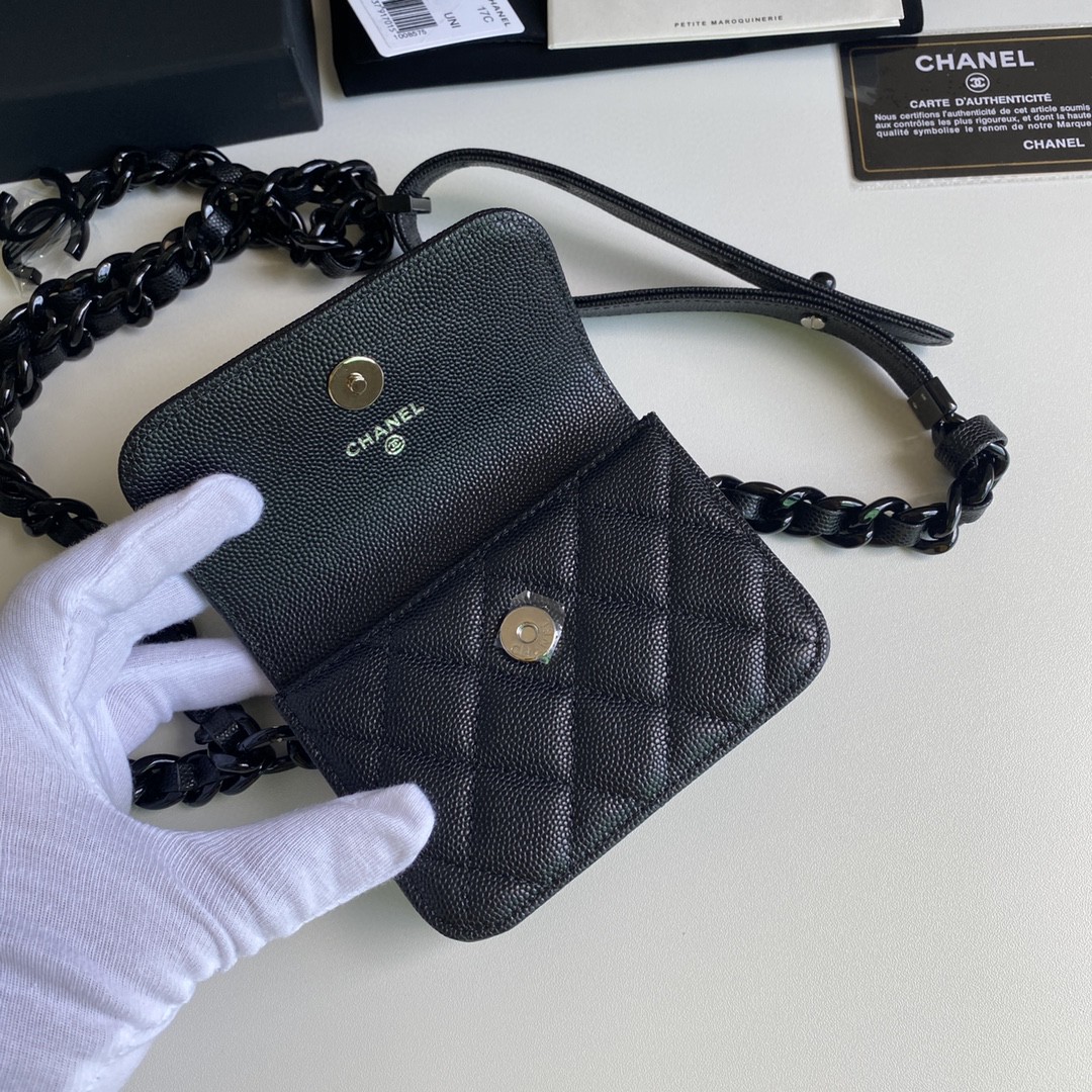 シャネル 超美品 ポシェット ウェストバッグ 2206