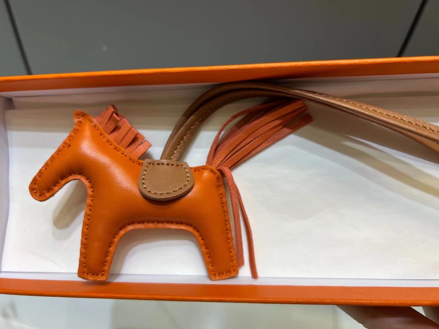 超美品 エルメス 馬 小物 ストラップ