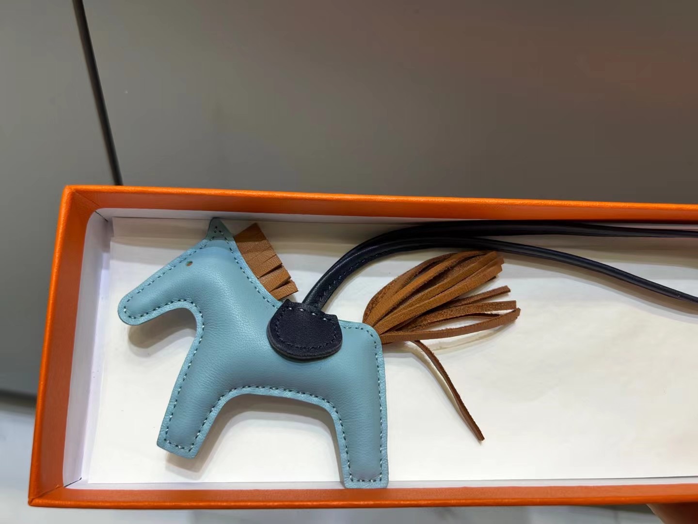 超美品 エルメス 馬 小物 ストラップ