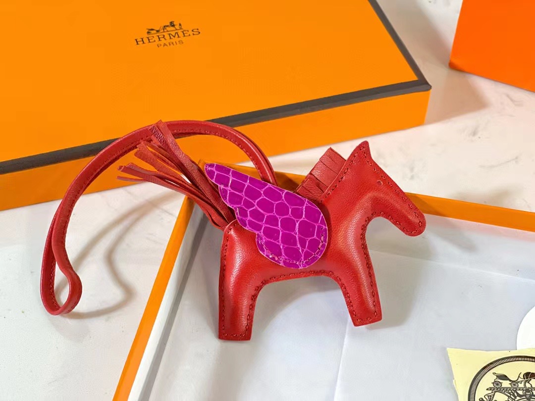 超美品 エルメス 馬 小物 ストラップ