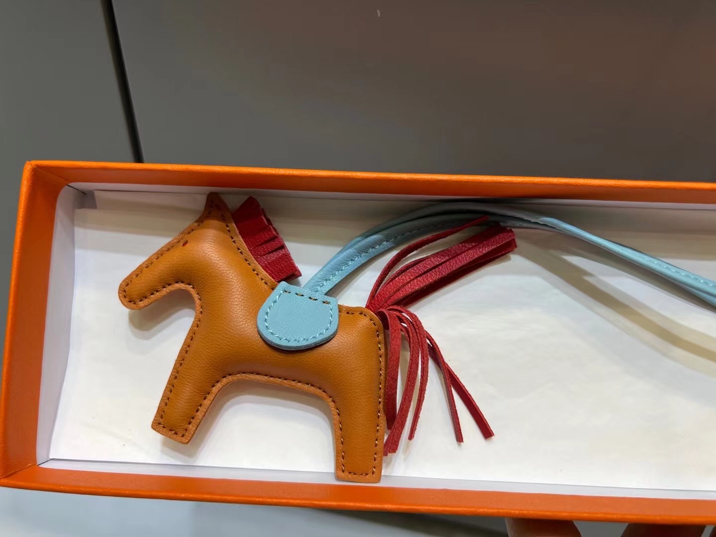 超美品 エルメス 馬 小物 ストラップ