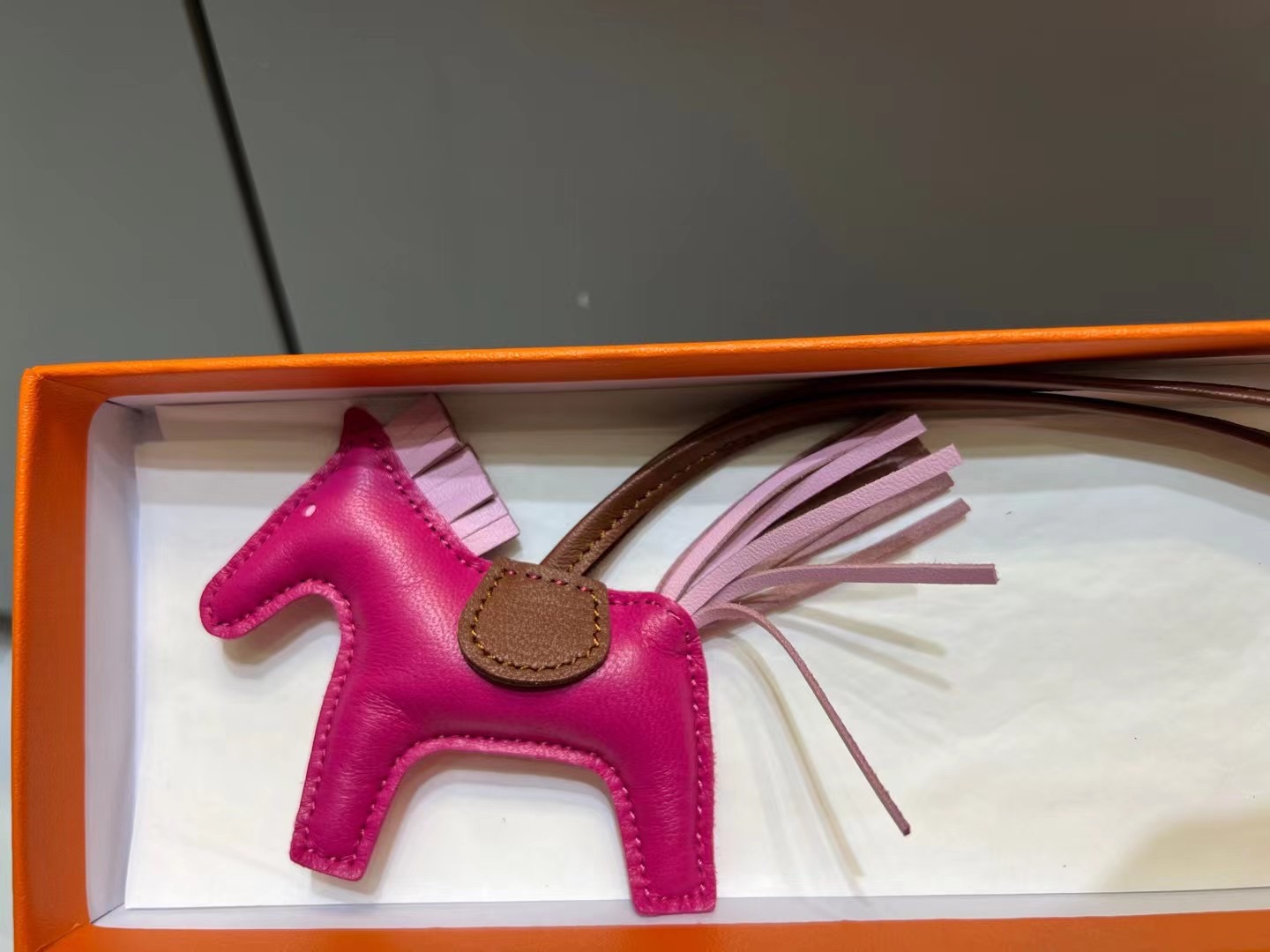 超美品 エルメス 馬 小物 ストラップ