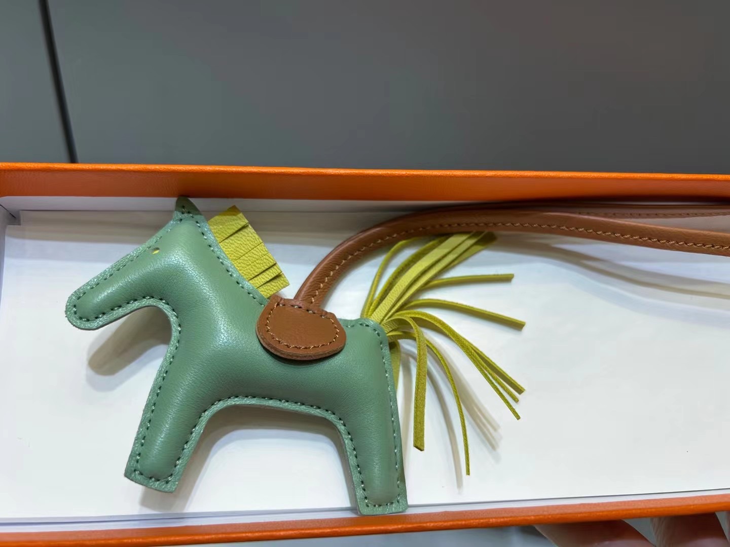 超美品 エルメス 馬 小物 ストラップ