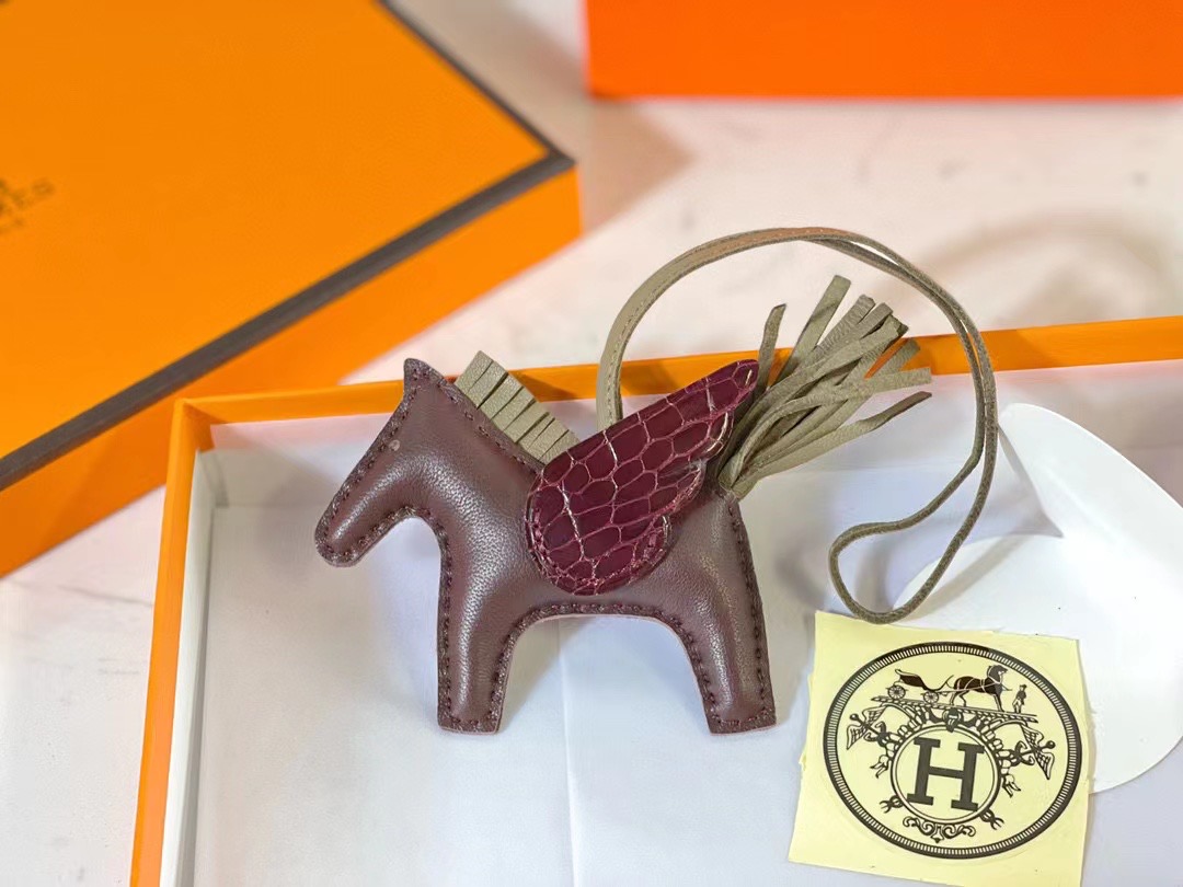 超美品 エルメス 馬 小物 ストラップ