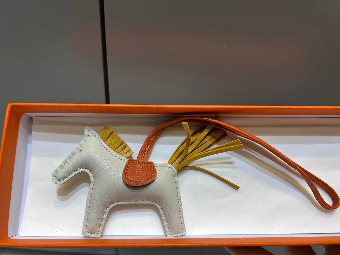 超美品 エルメス 馬 小物 ストラップ