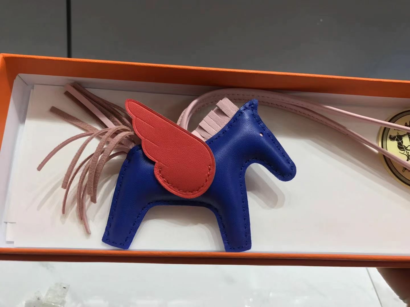 超美品 エルメス 馬 小物 ストラップ