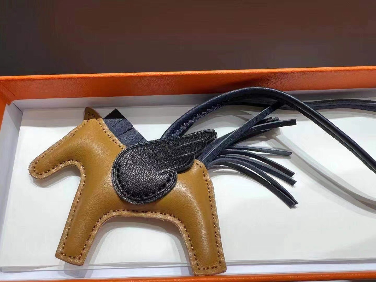 超美品 エルメス 馬 小物 ストラップ