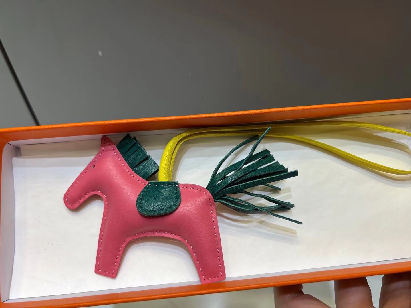 超美品 エルメス 馬 小物 ストラップ