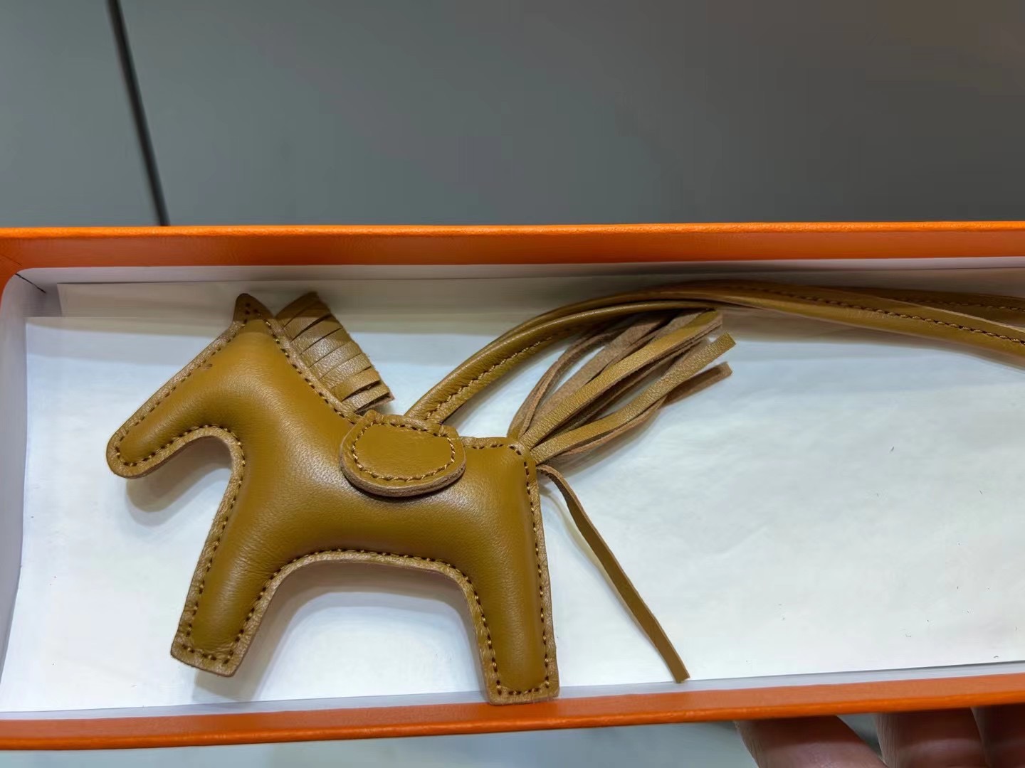 超美品 エルメス 馬 小物 ストラップ