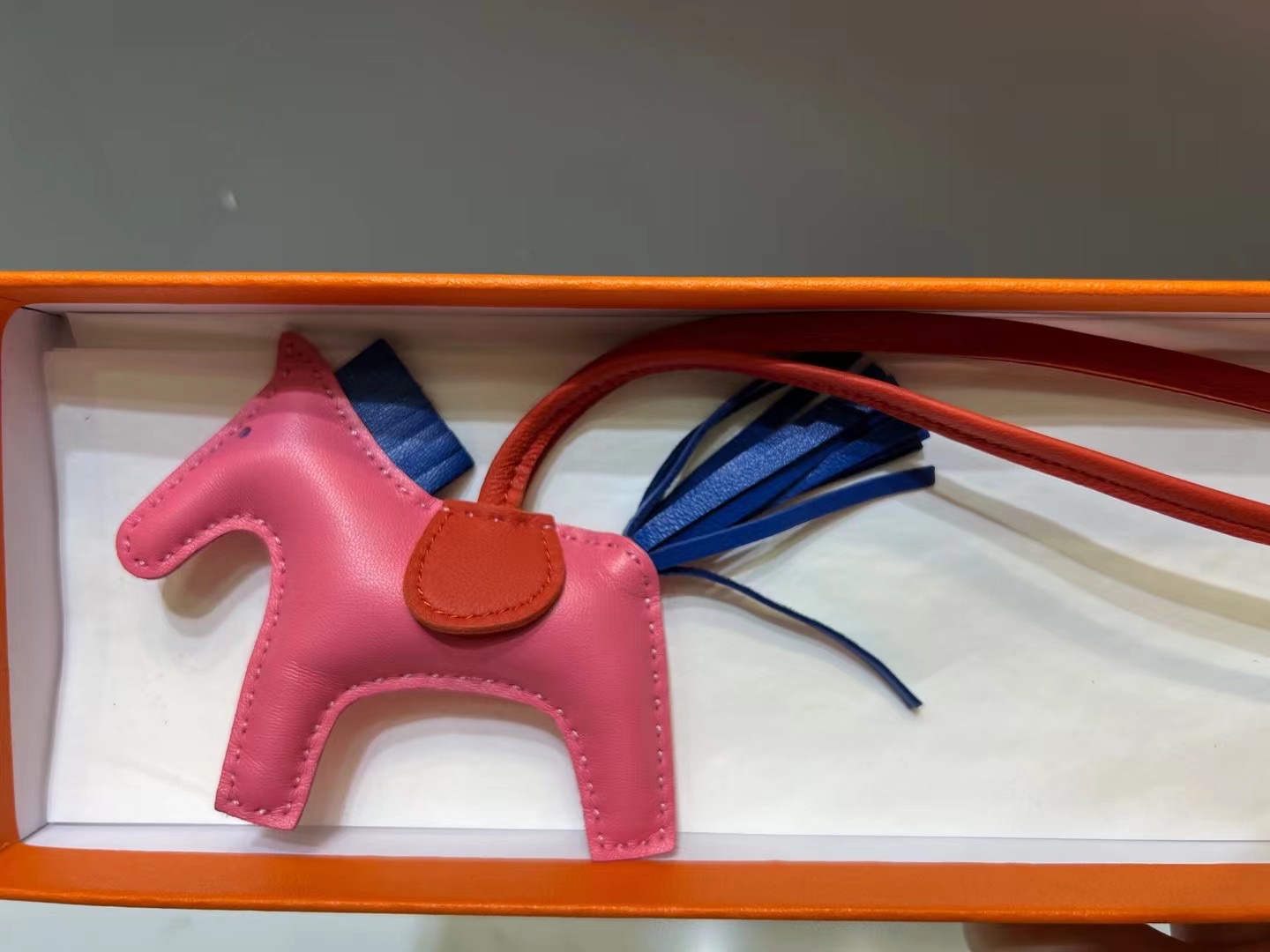超美品 エルメス 馬 小物 ストラップ
