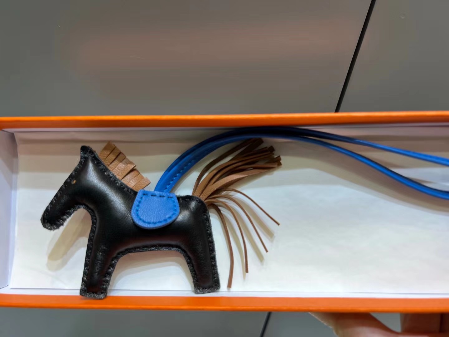 超美品 エルメス 馬 小物 ストラップ