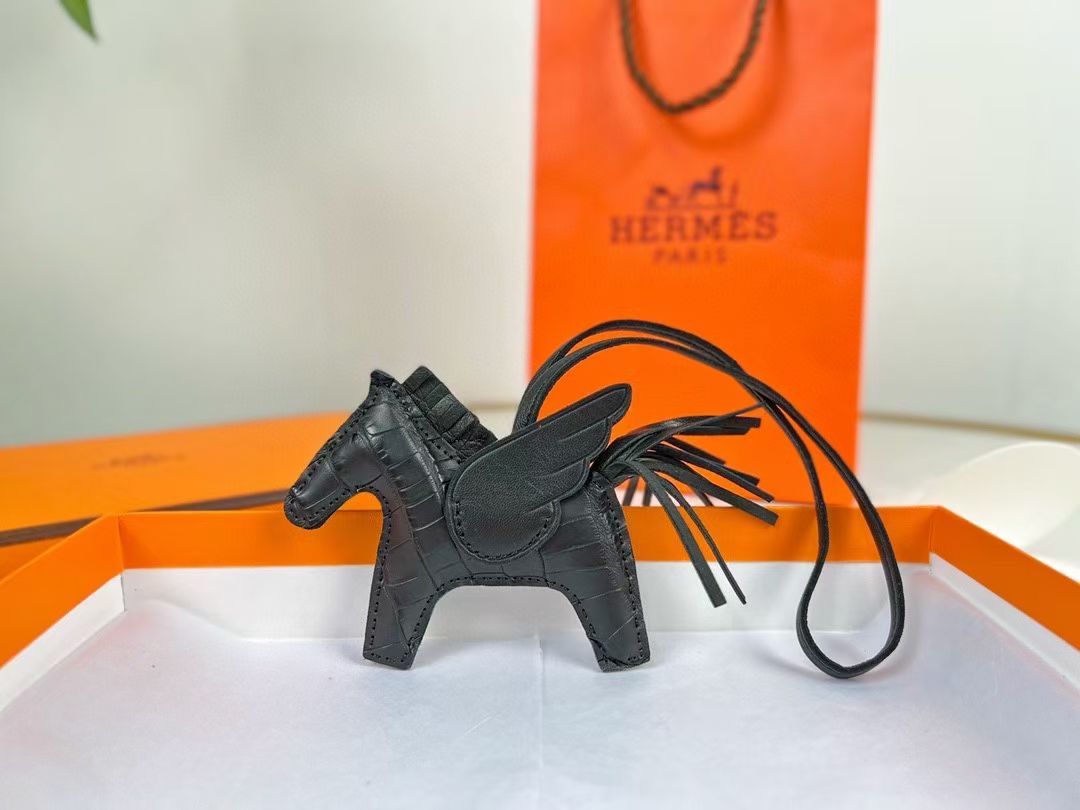 超美品 エルメス 馬 小物 ストラップ