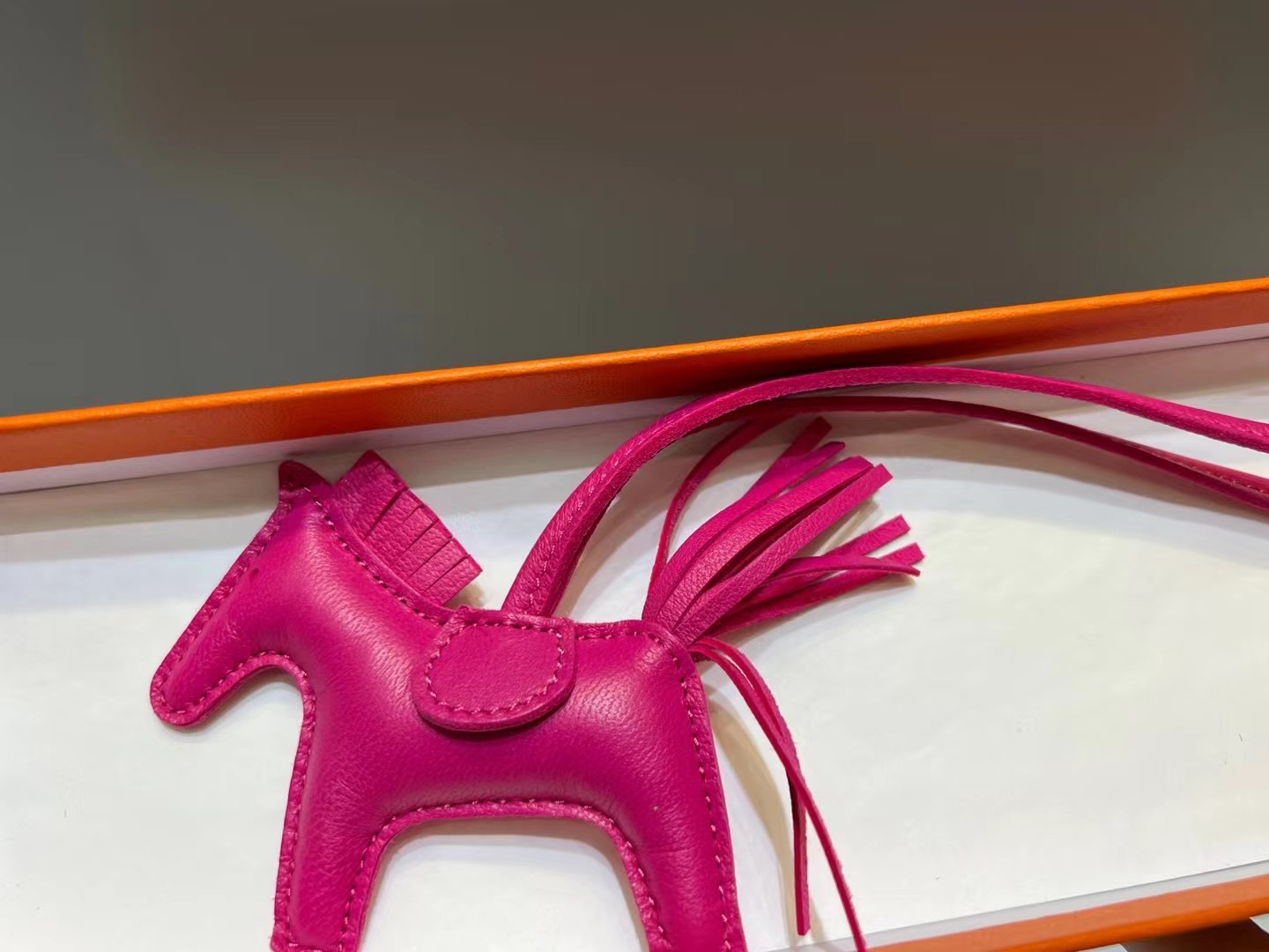 超美品 エルメス 馬 小物 ストラップ