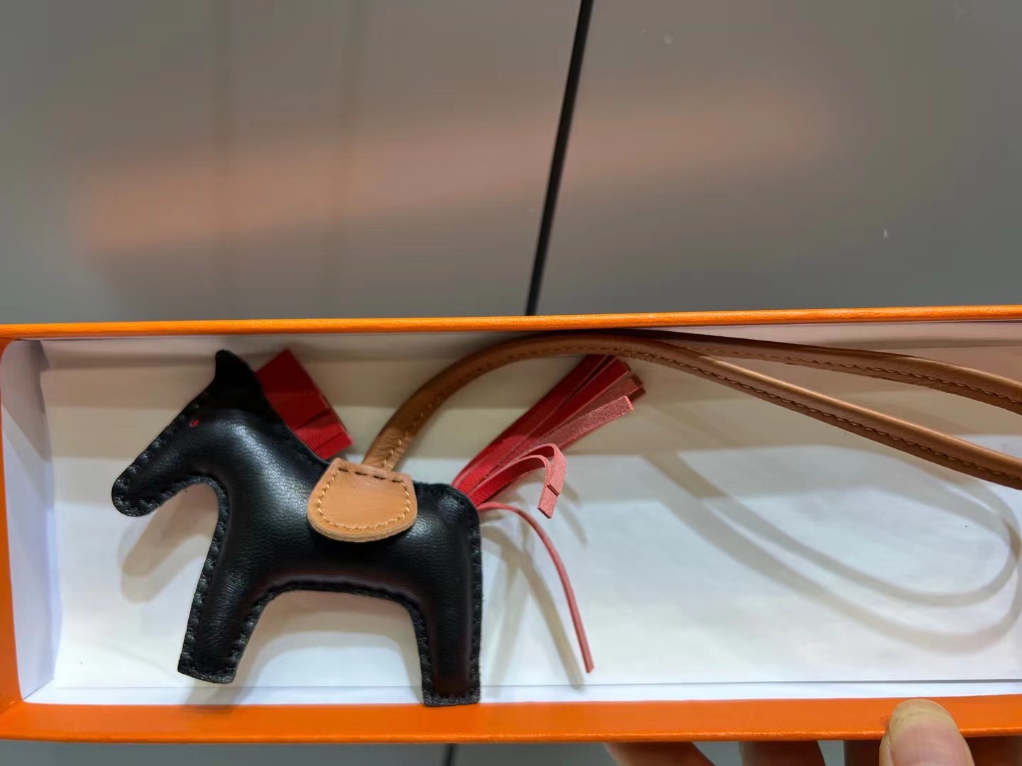 超美品 エルメス 馬 小物 ストラップ