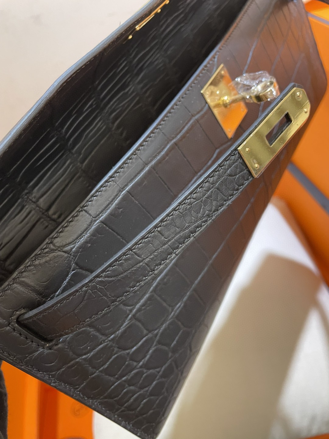Super品 エルメス HERMES ケリー28 アリゲーター