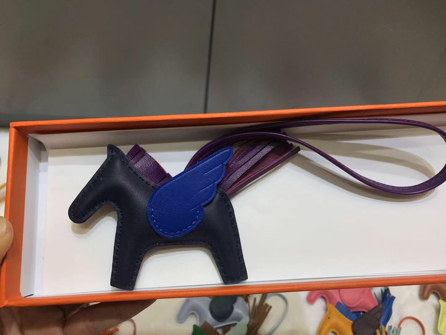 超美品 エルメス 馬 小物 ストラップ