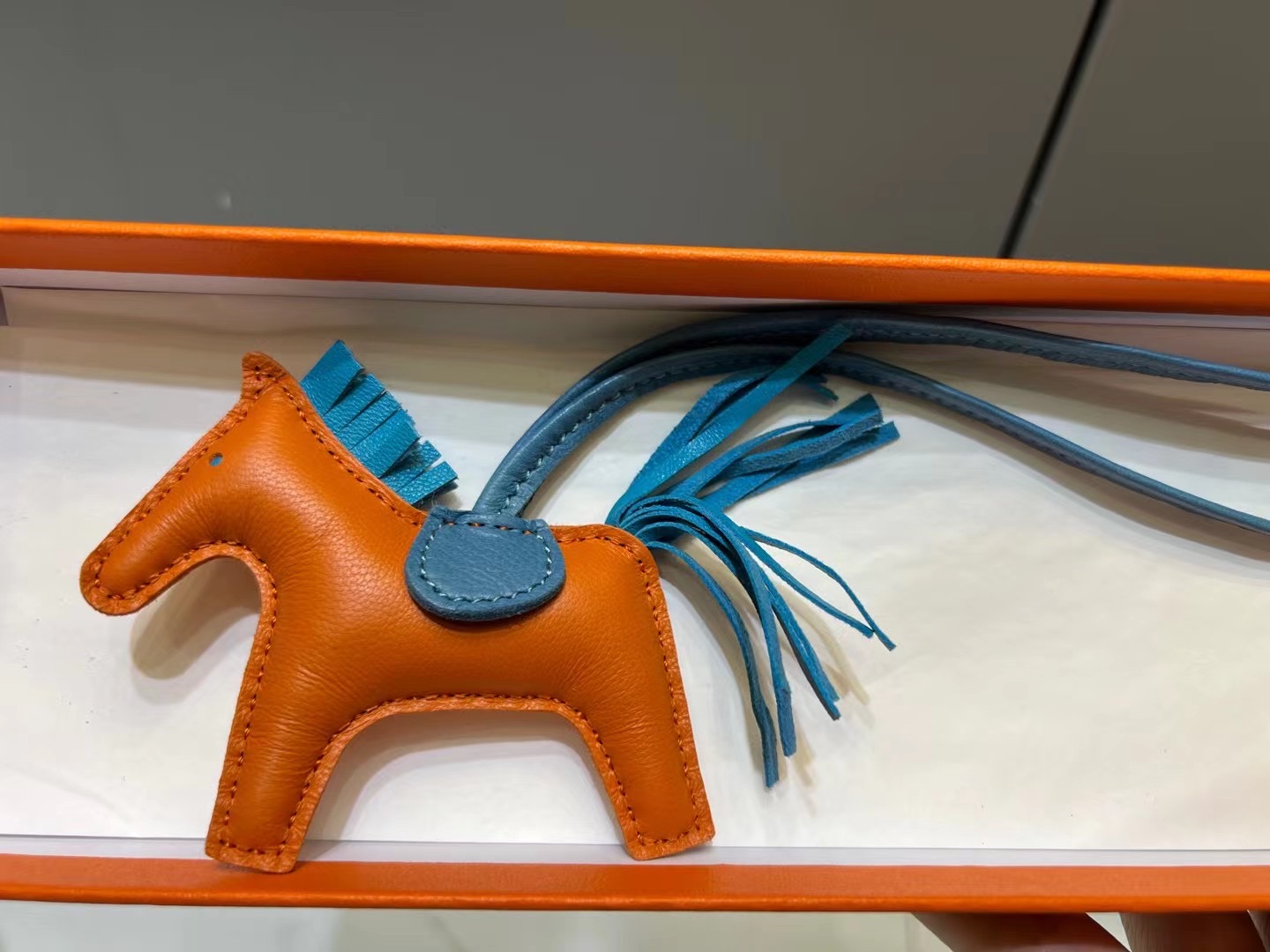 超美品 エルメス 馬 小物 ストラップ