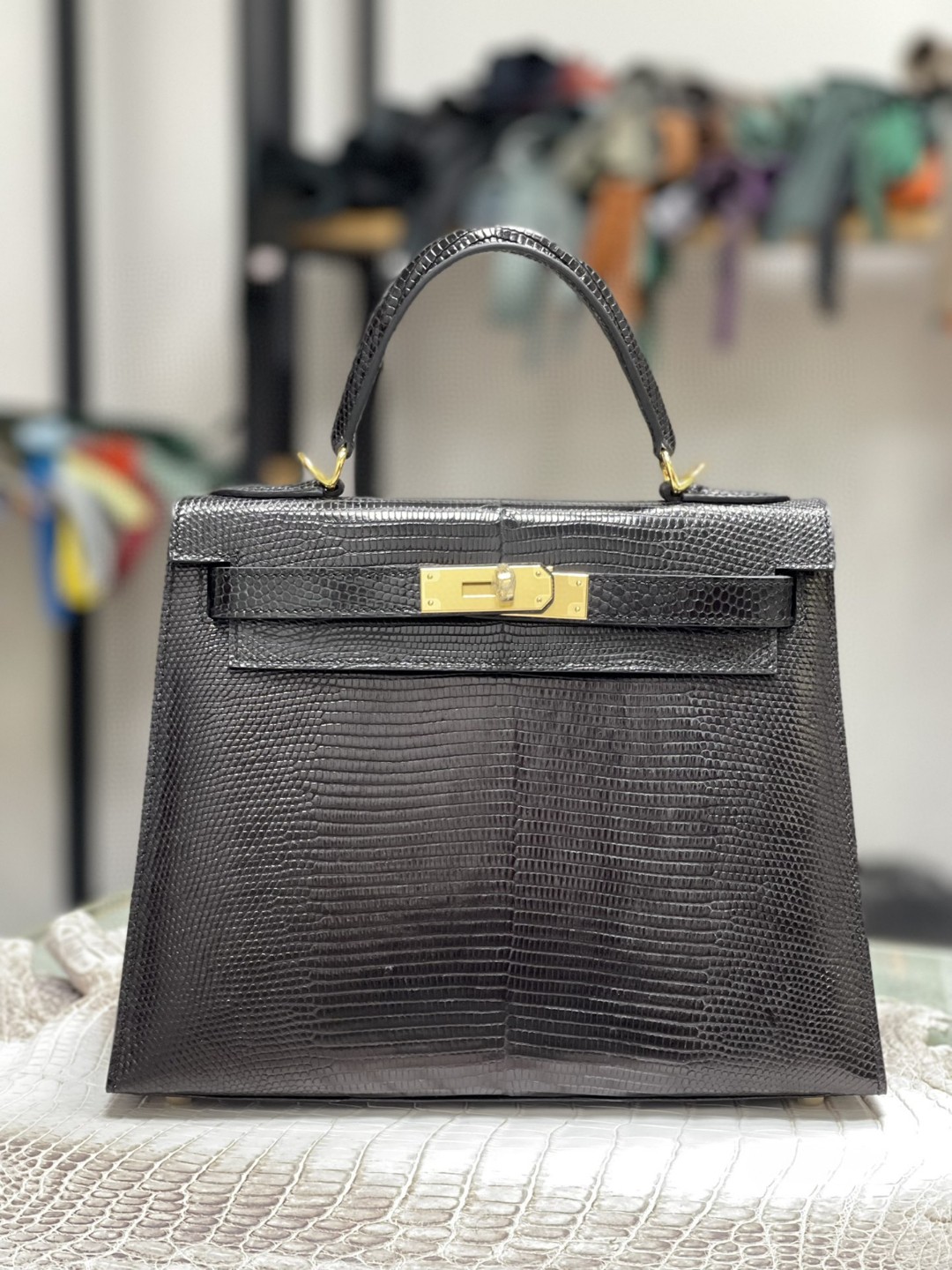 Super品 エルメス HERMES ケリー 28 リザード