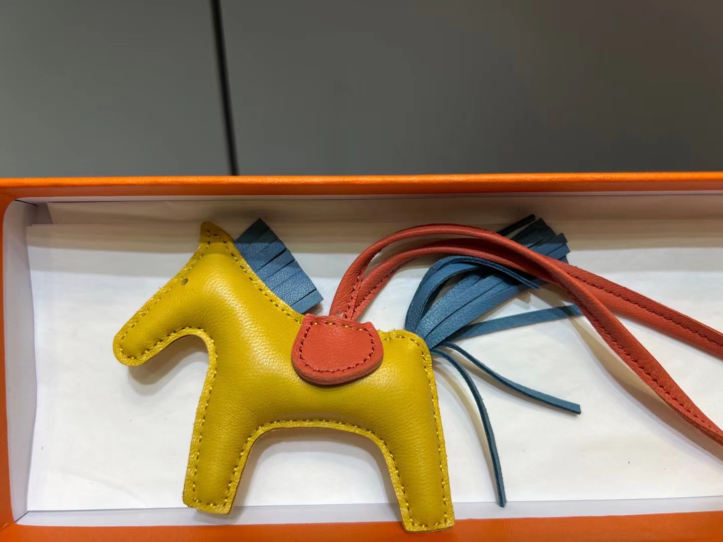 超美品 エルメス 馬 小物 ストラップ