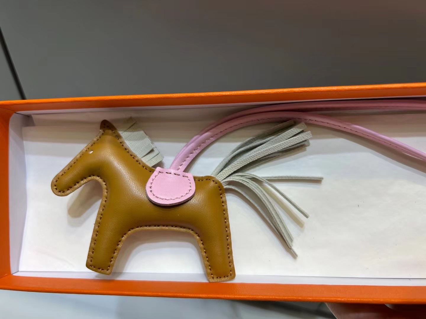 超美品 エルメス 馬 小物 ストラップ