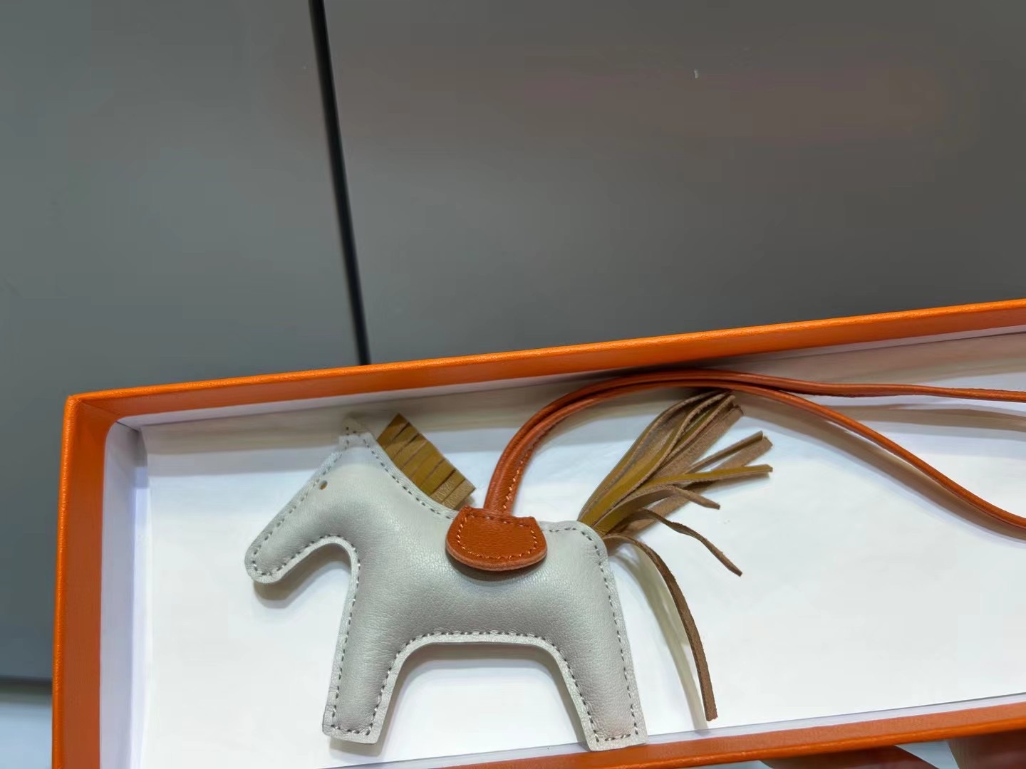 超美品 エルメス 馬 小物 ストラップ
