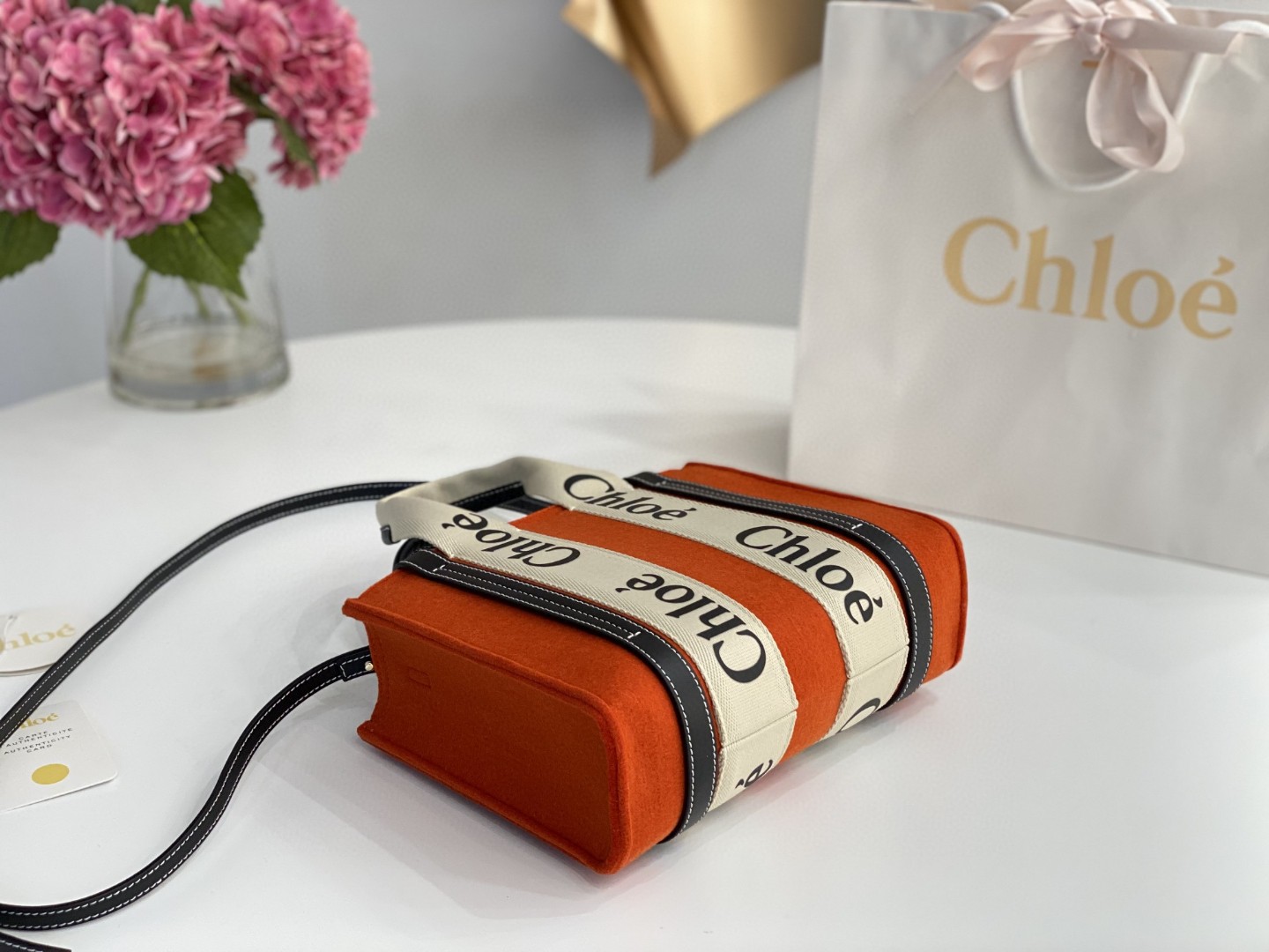 Chloe クロエ 超美品 26.5 Woody Tote ハンドバッグ