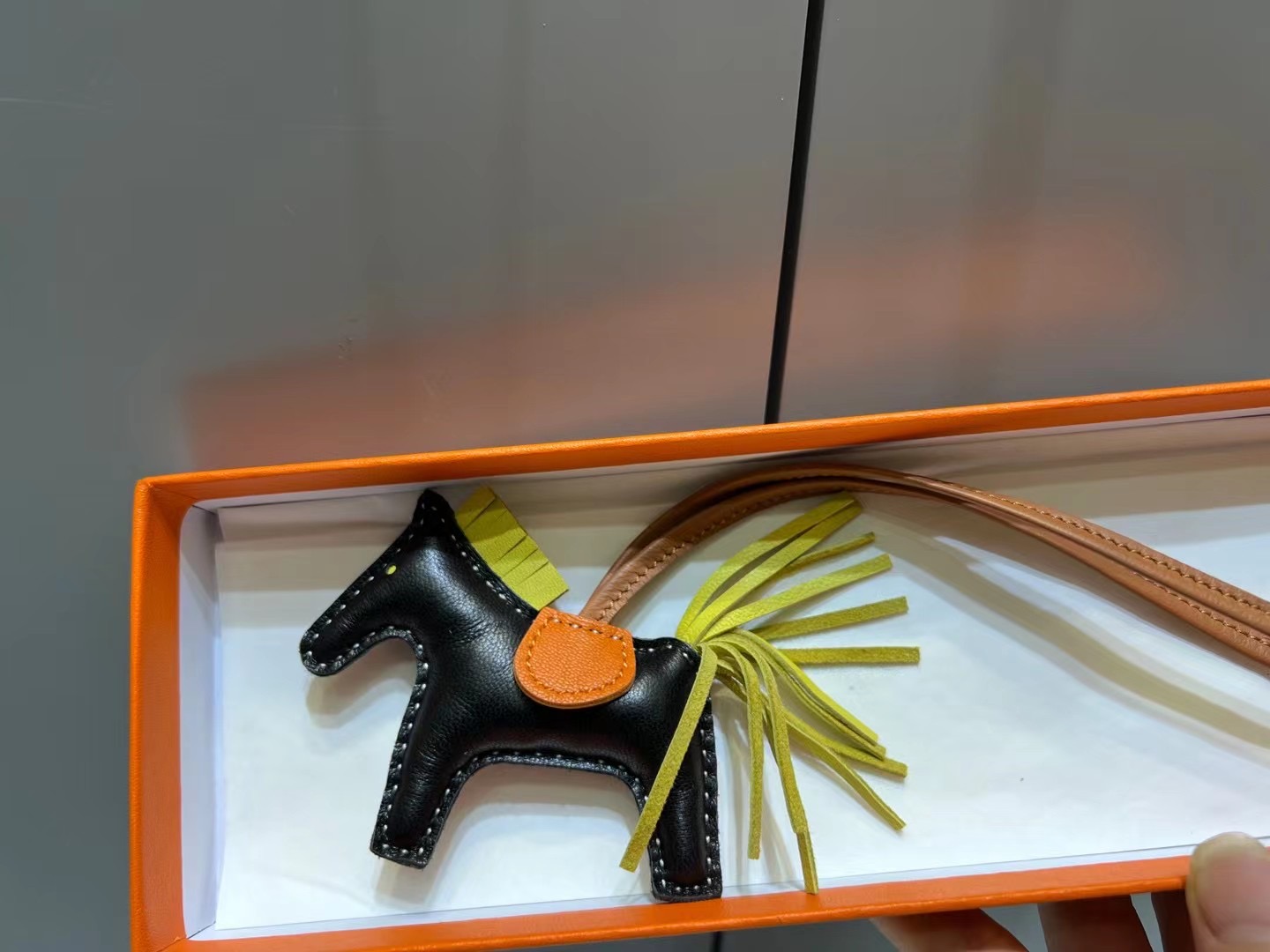 超美品 エルメス 馬 小物 ストラップ