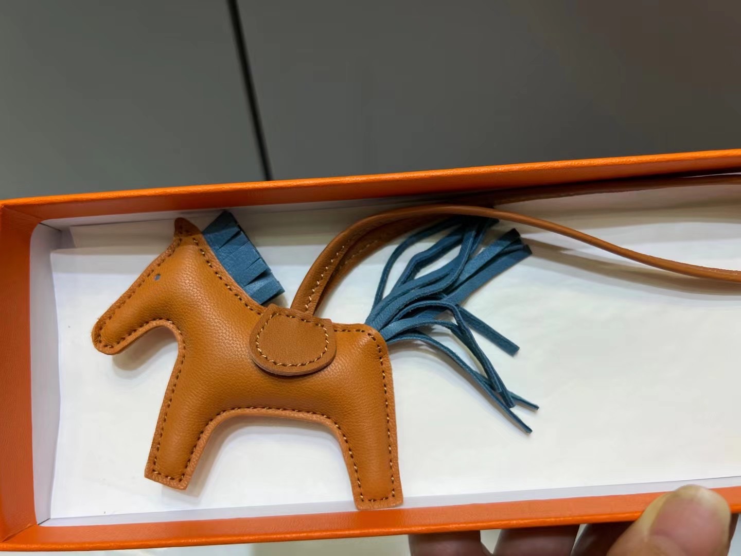超美品 エルメス 馬 小物 ストラップ