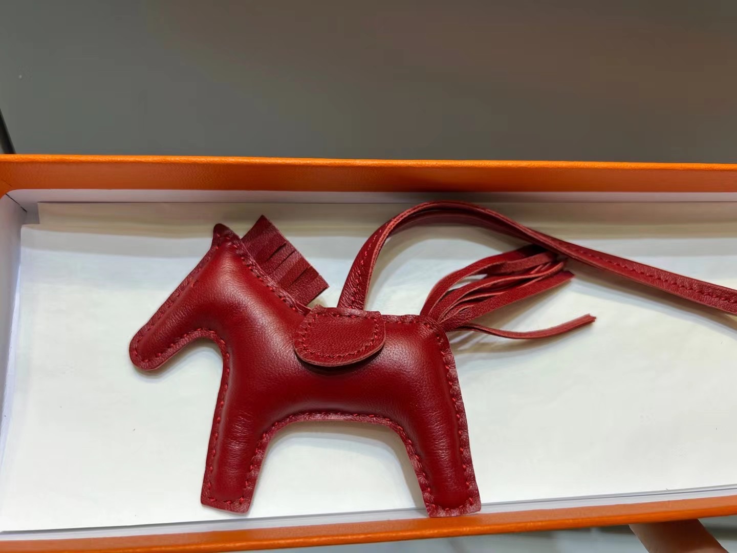 超美品 エルメス 馬 小物 ストラップ