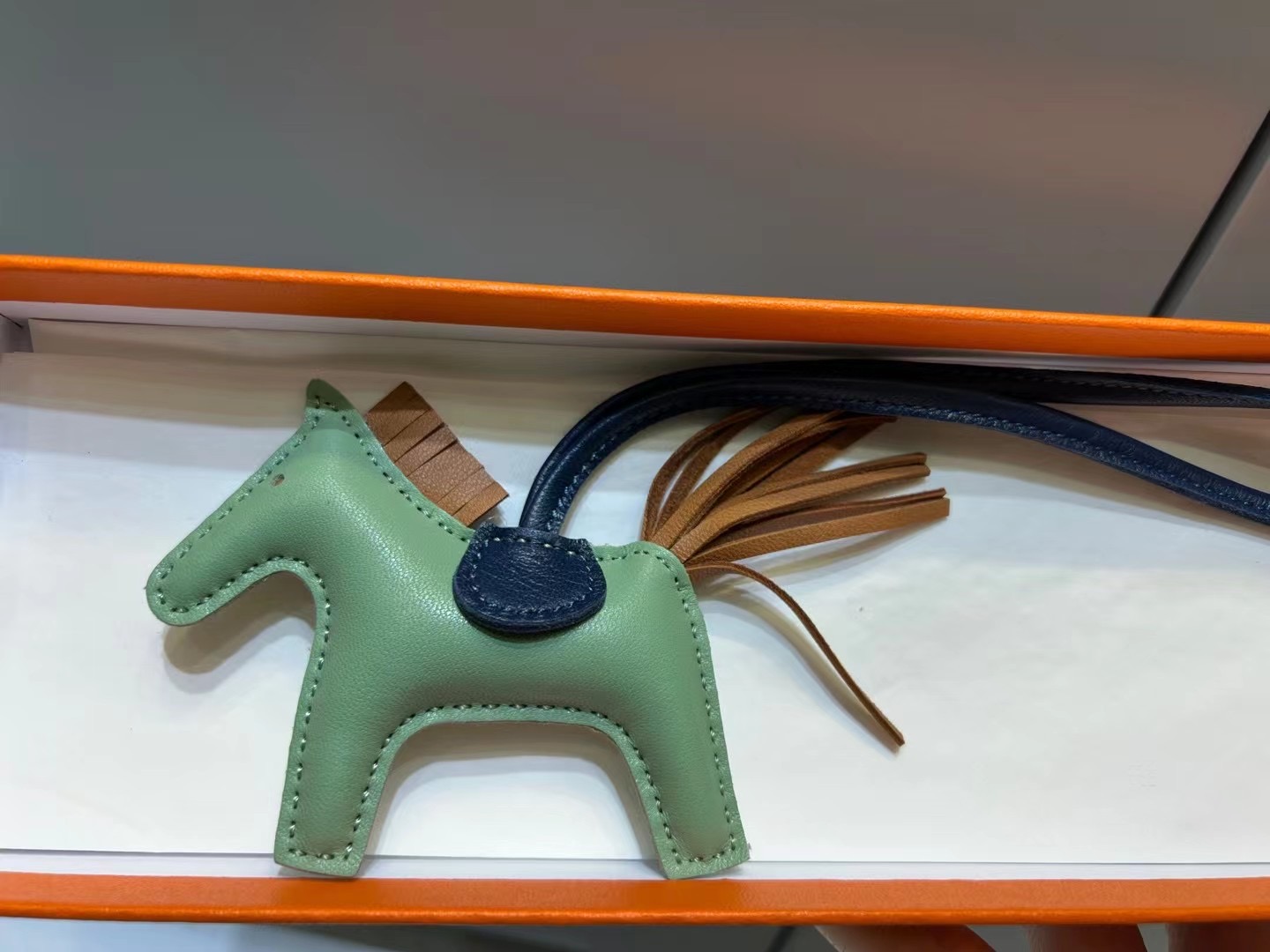 超美品 エルメス 馬 小物 ストラップ