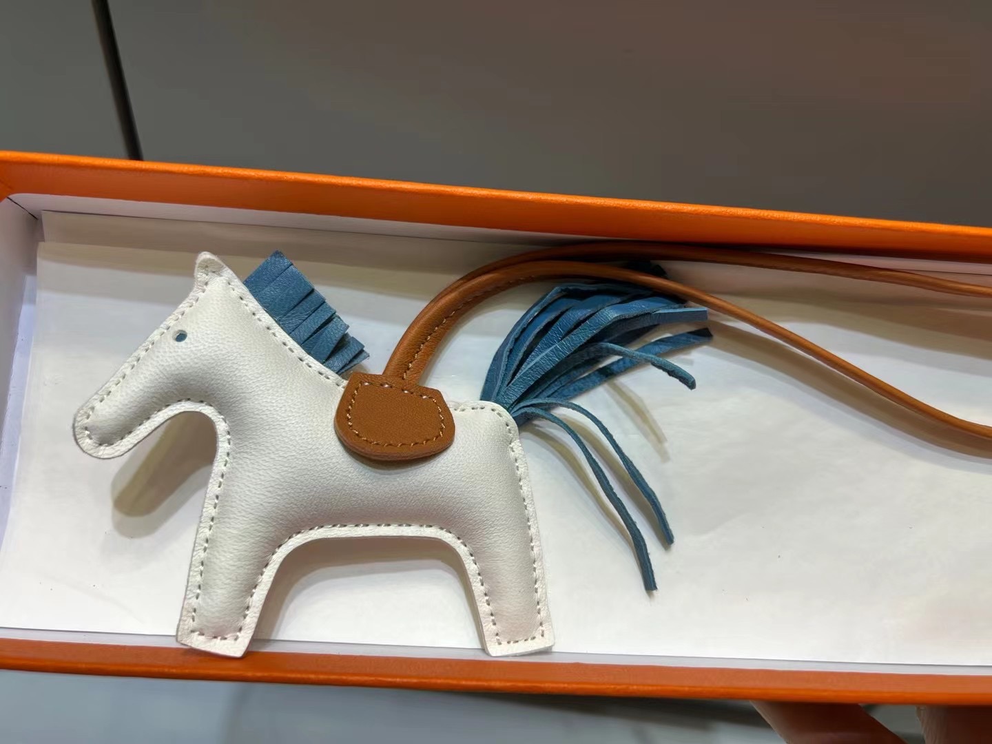 超美品 エルメス 馬 小物 ストラップ