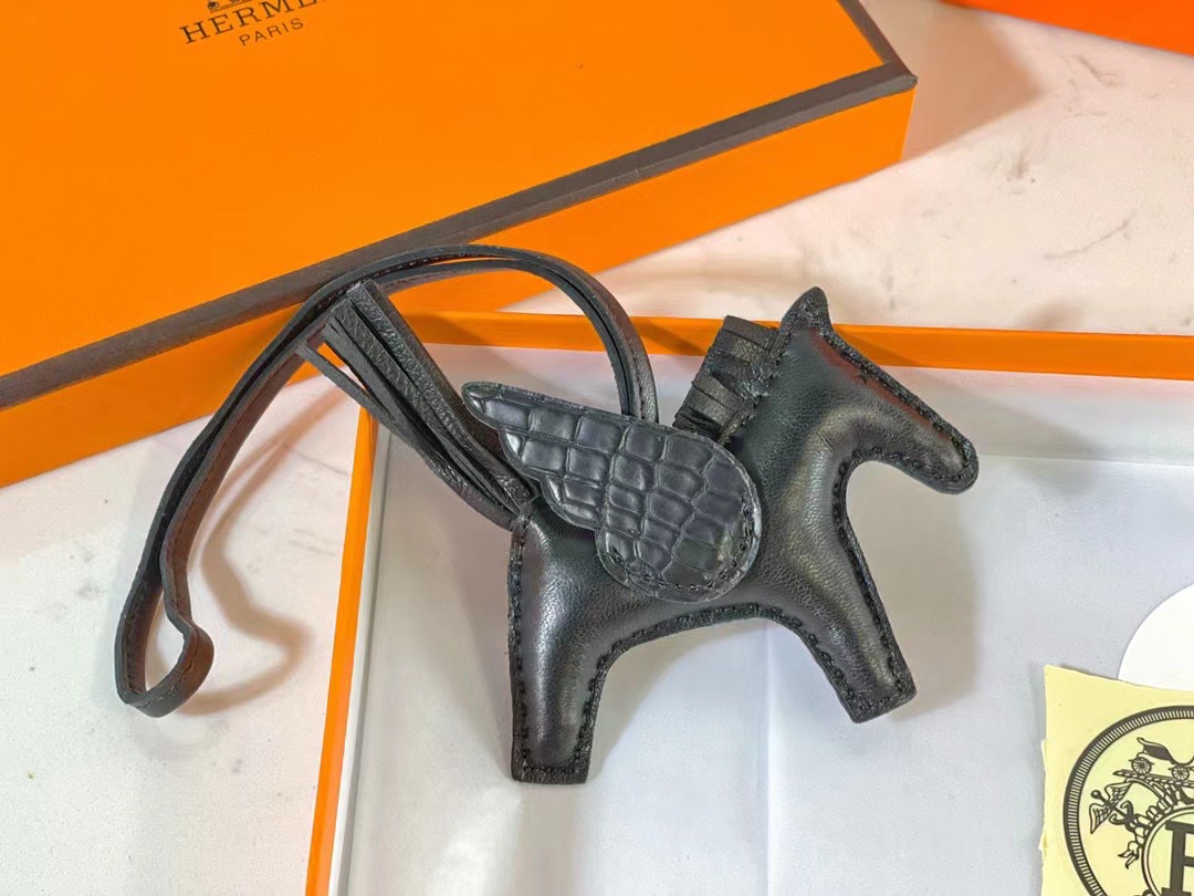 超美品 エルメス 馬 小物 ストラップ