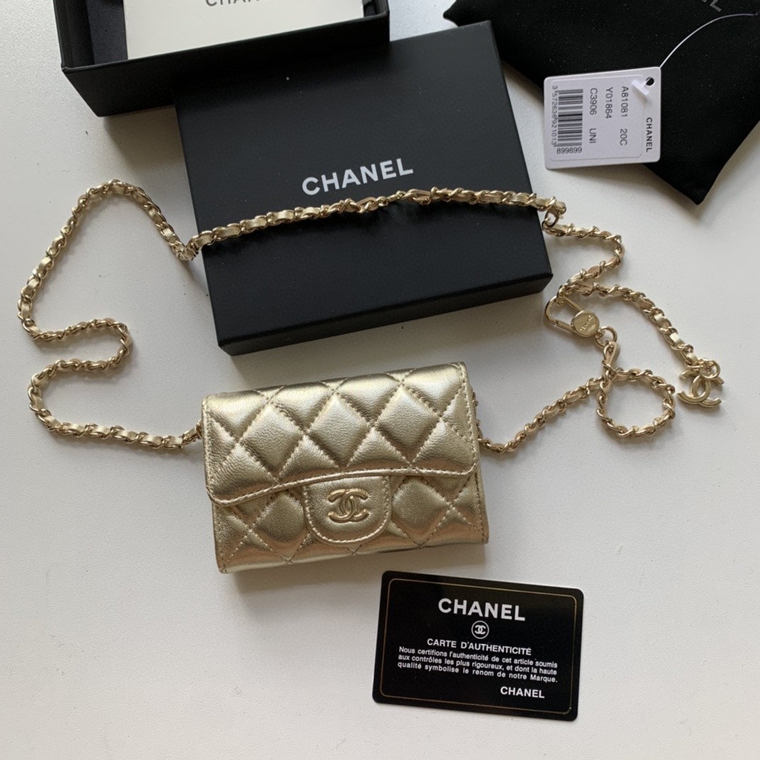 CHANEL シャネル 超美品 MINI チェーンショルダーバッグ 2202
