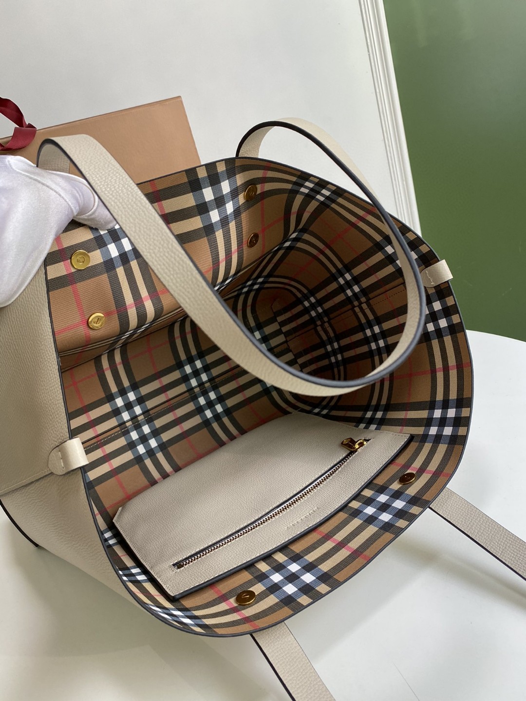 BURBERRY バーバリー Super品 ショッピングバッグ