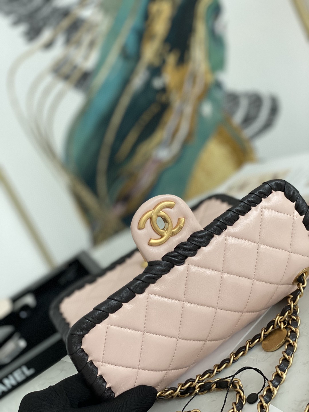 CHANEL シャネル 超美品 22 チェーンショルダーバッグ