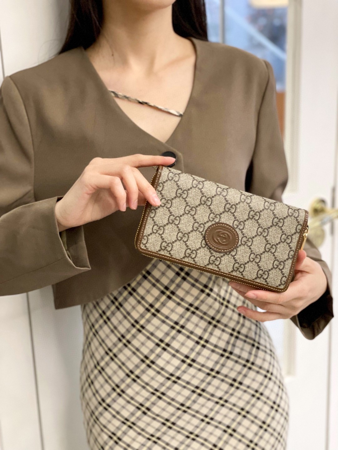 gvcci グッチ 完美品質 ラウンドファスナー式財布