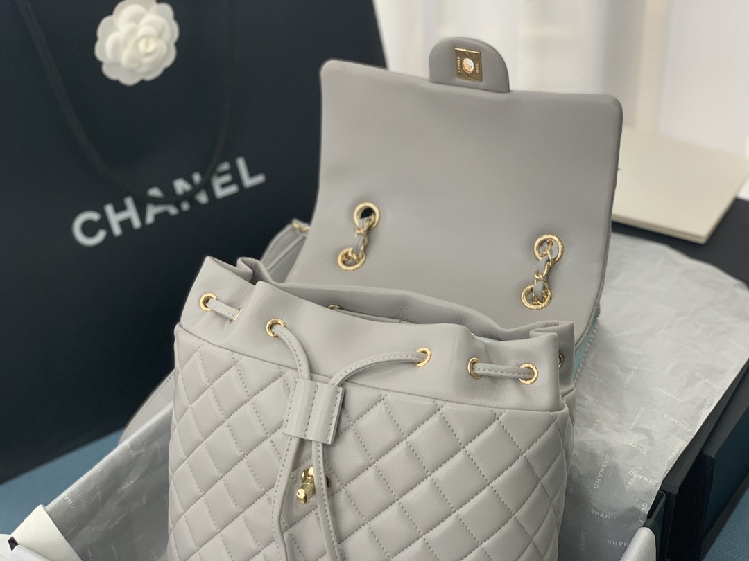 CHANEL シャネル 超美品 中サイズ 後背包 リュック 2202