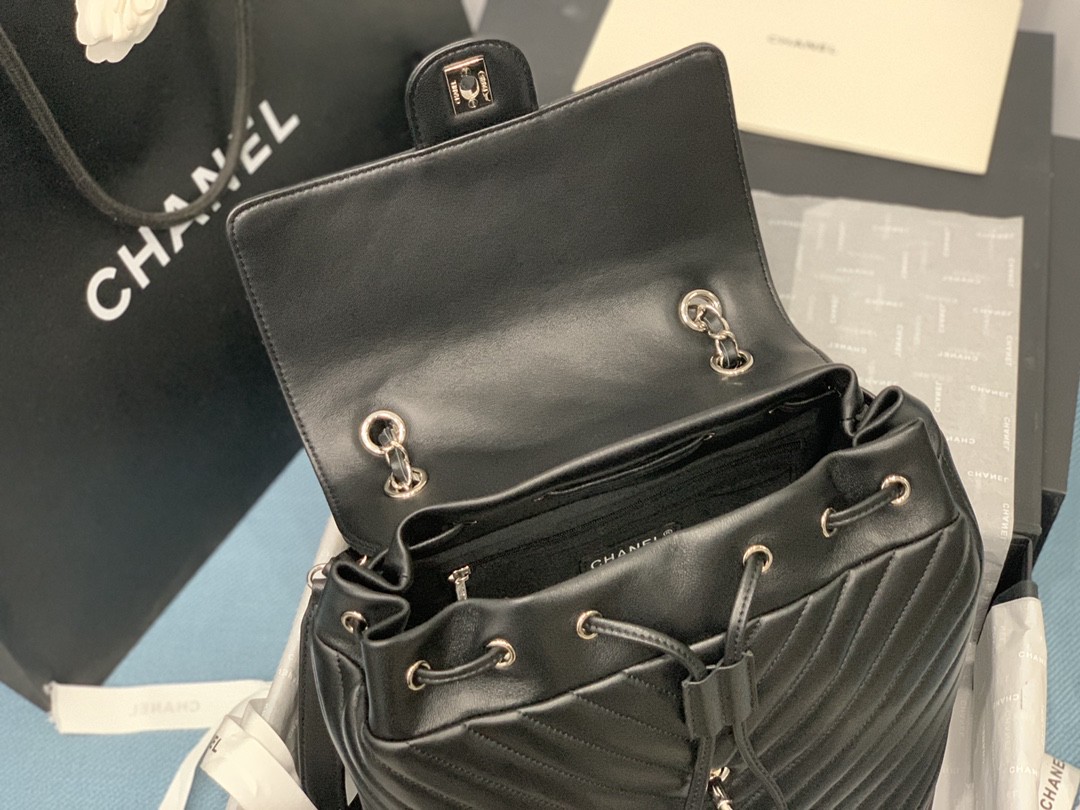 CHANEL シャネル 超美品 大サイズ 後背包 リュック 2202