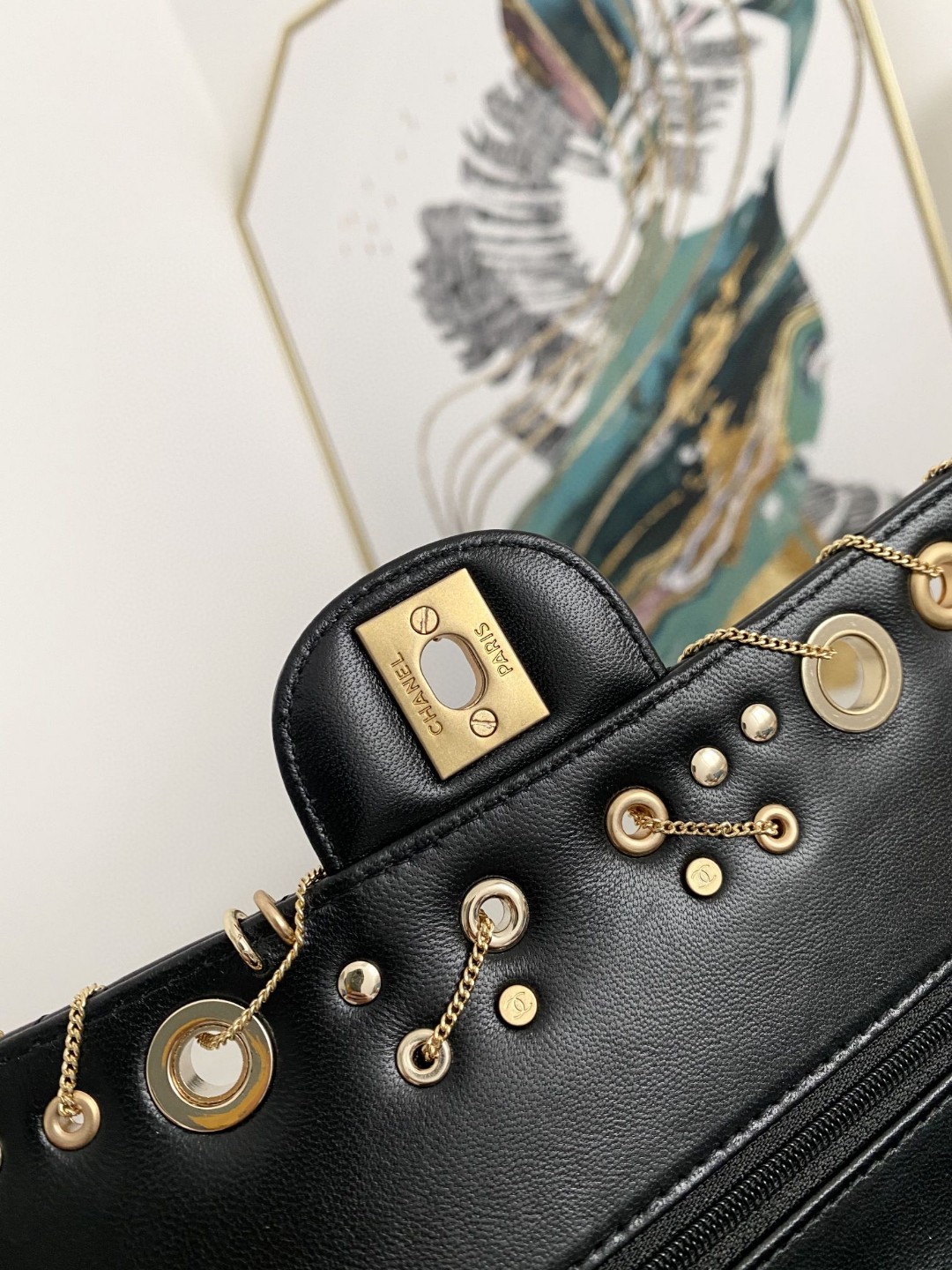 CHANEL シャネル 超美品 チェーンショルダーバッグ 2202