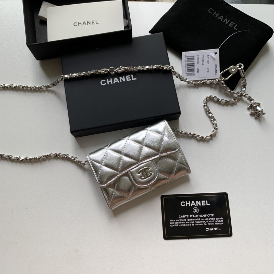 CHANEL シャネル 超美品 MINI チェーンショルダーバッグ 2202