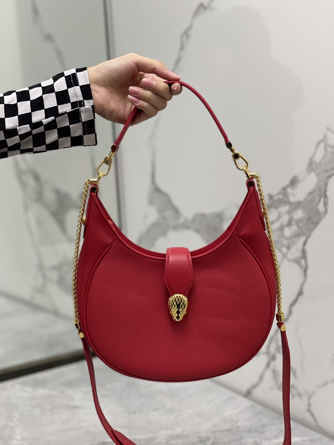 BVLGARI ブルガリ Best品質 25.5 2WAY ショルダーバッグ 2203