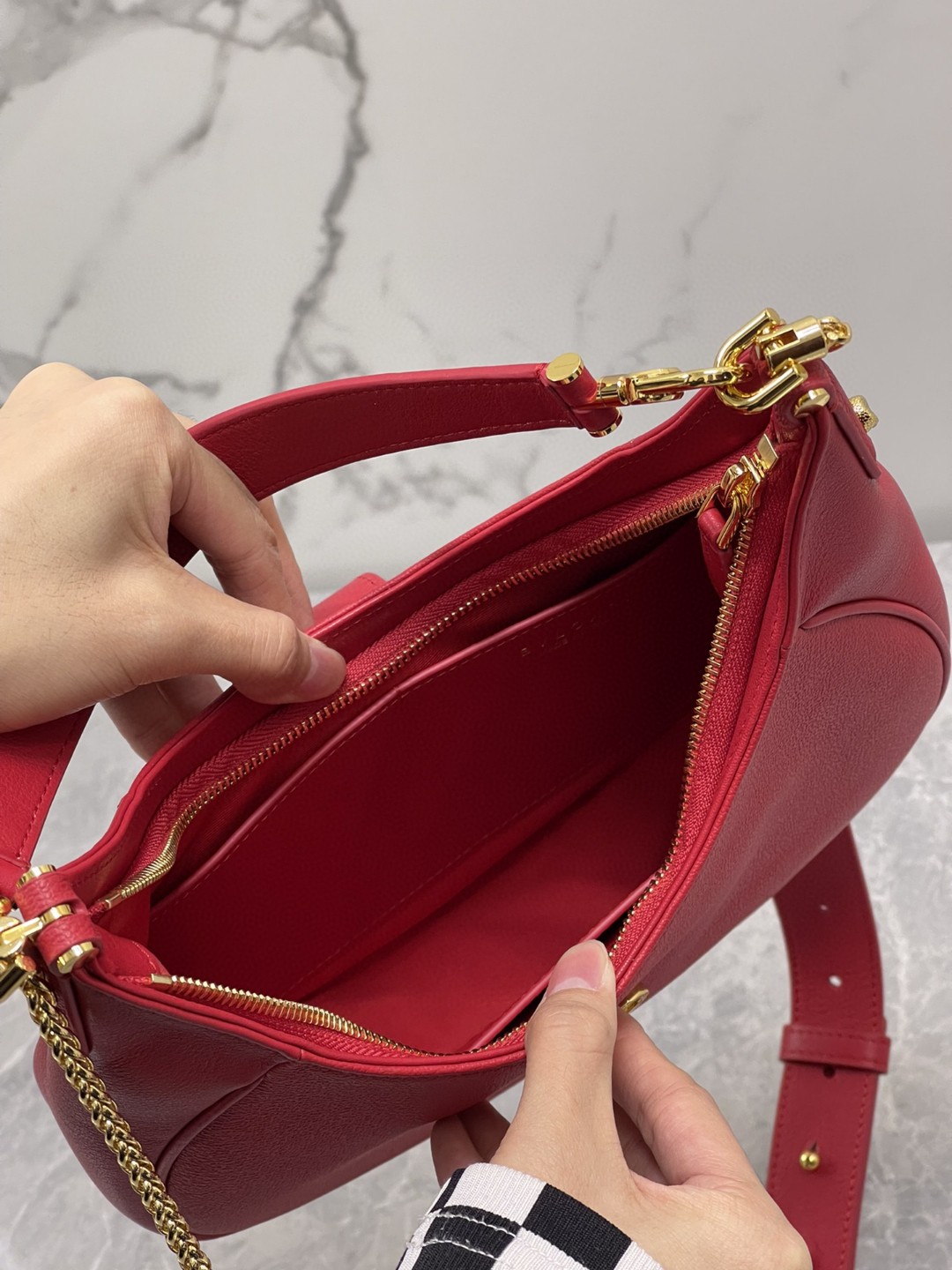 BVLGARI ブルガリ Best品質 25.5 2WAY ショルダーバッグ 2203