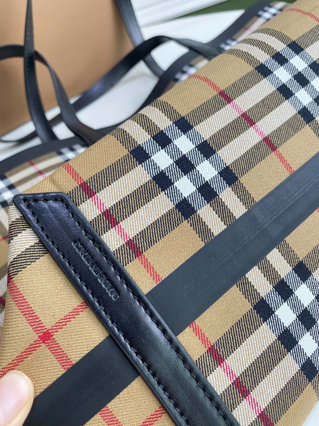 BURBERRY バーバリー Super品 両面 Tote ハンドバッグ