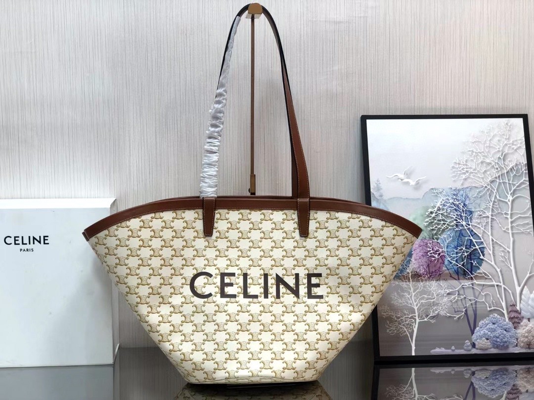 超美品 セリーヌ CELINE 肩掛け ショッピングバッグ