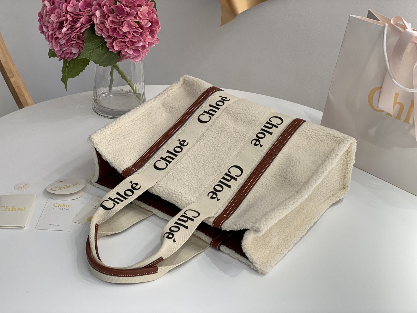 Chloe クロエ 超美品 45 Woody Tote ハンドバッグ