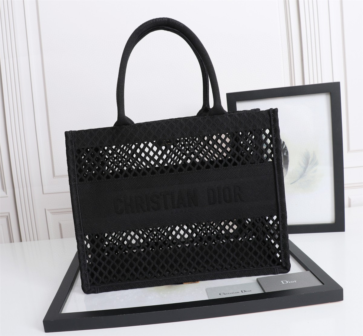 クリスチャンディオール Book Tote 中サイズ36 ョッピングバッグ 2110AADAJ