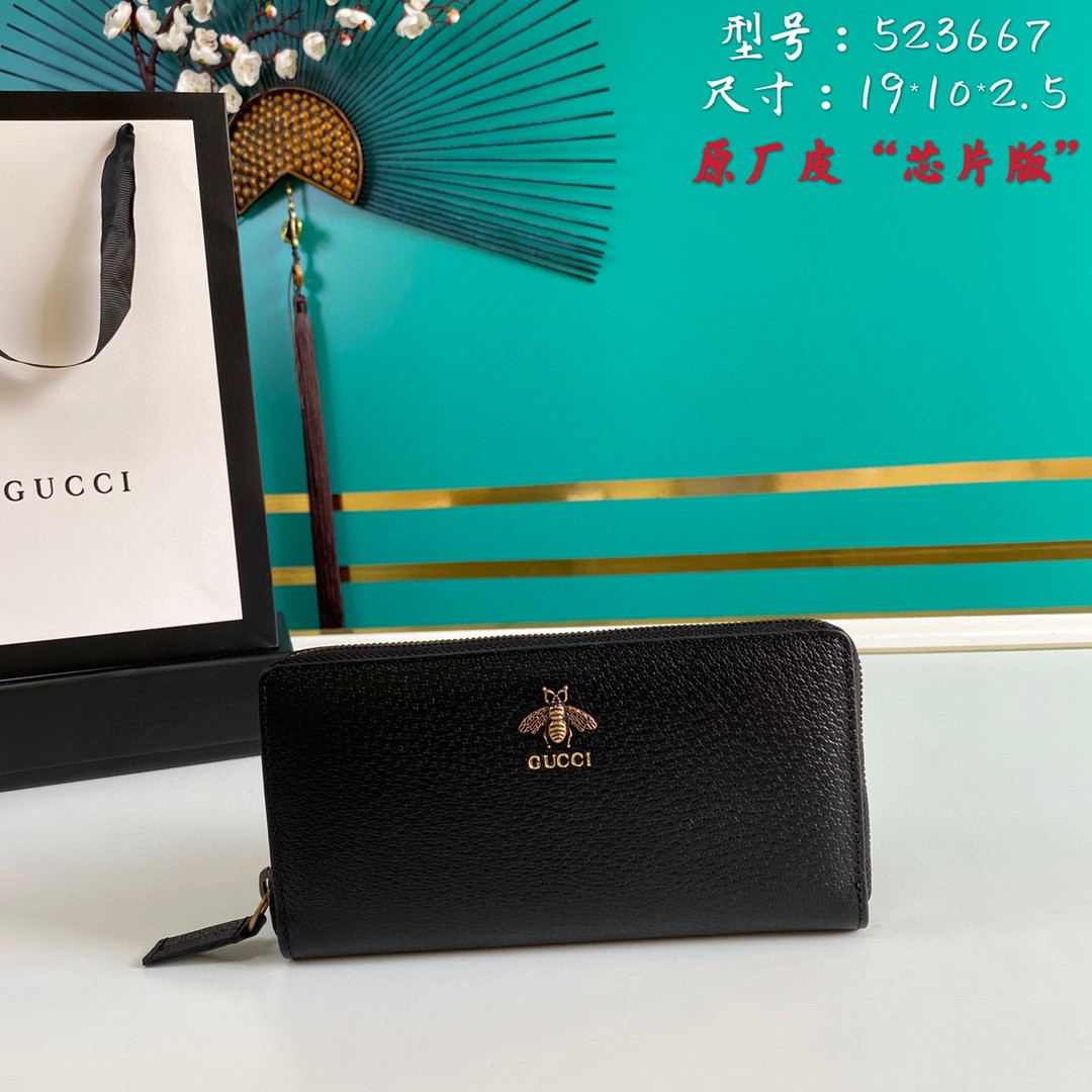 新作通販 gvcci グッチ ラウンドファスナー式財布