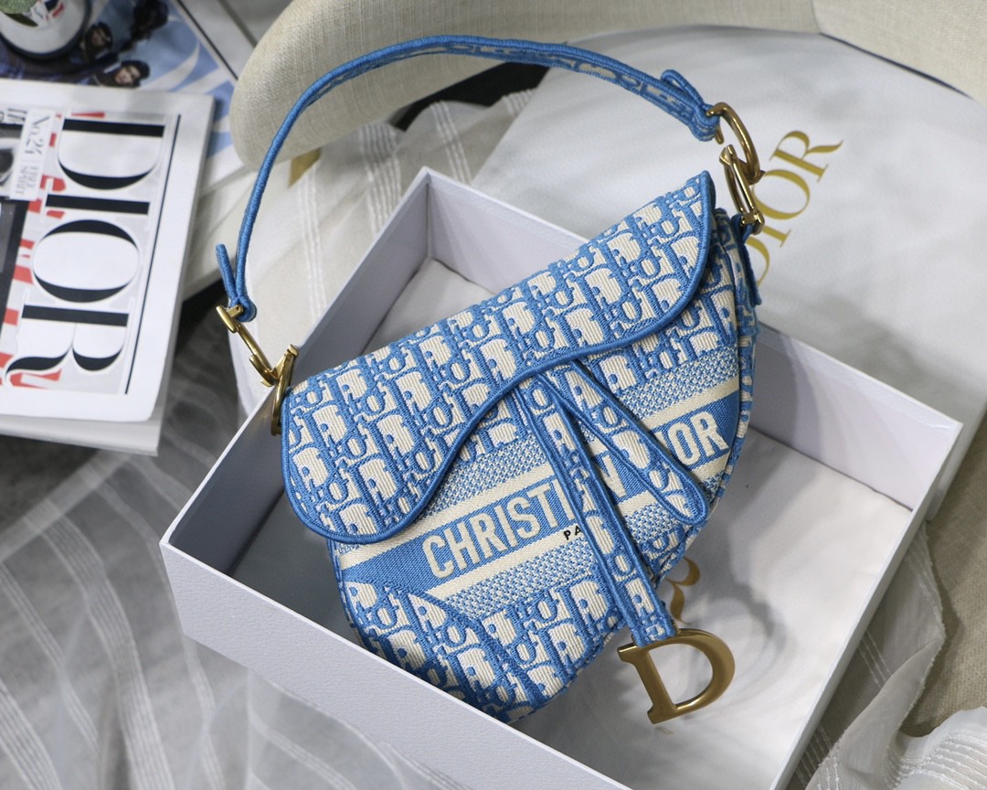 DIOR saddle Oblique 肩掛けかばん（ストラップは別途売り） 2111WWJ